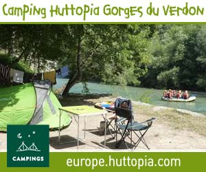 Camping Huttopia in the Gorges du Verdon