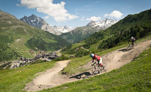 Mountain biking holidays in Meribel