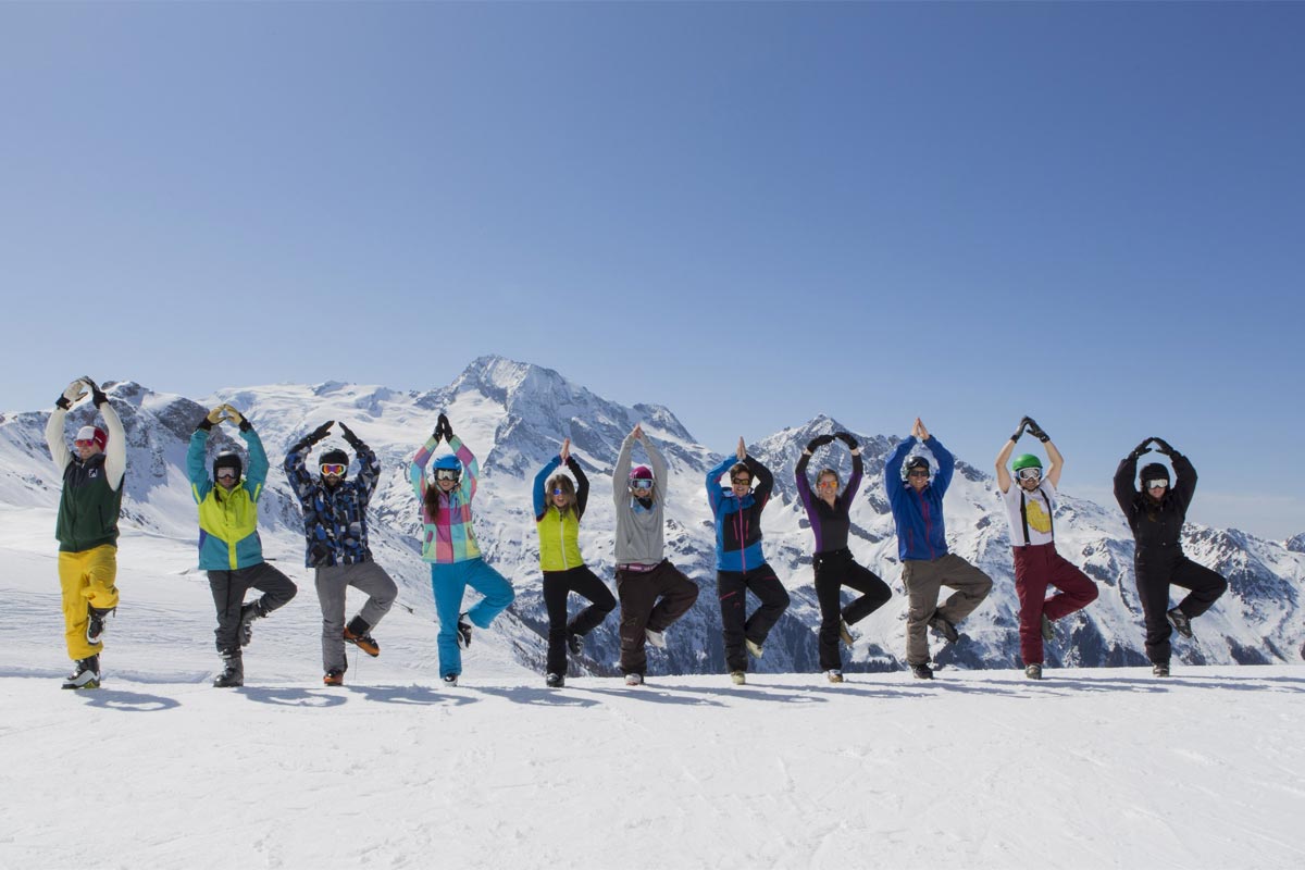 Yoga for skiers