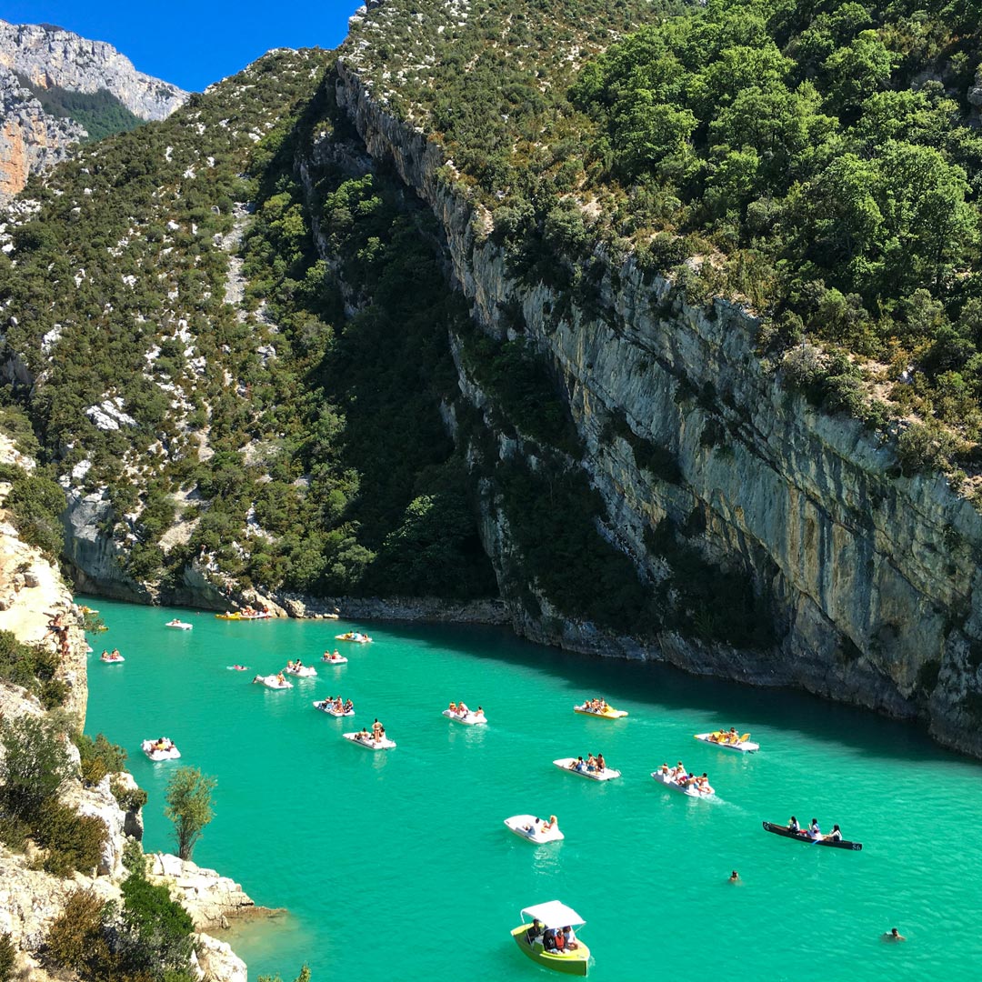 Canoeing in the Gorges du Verdon