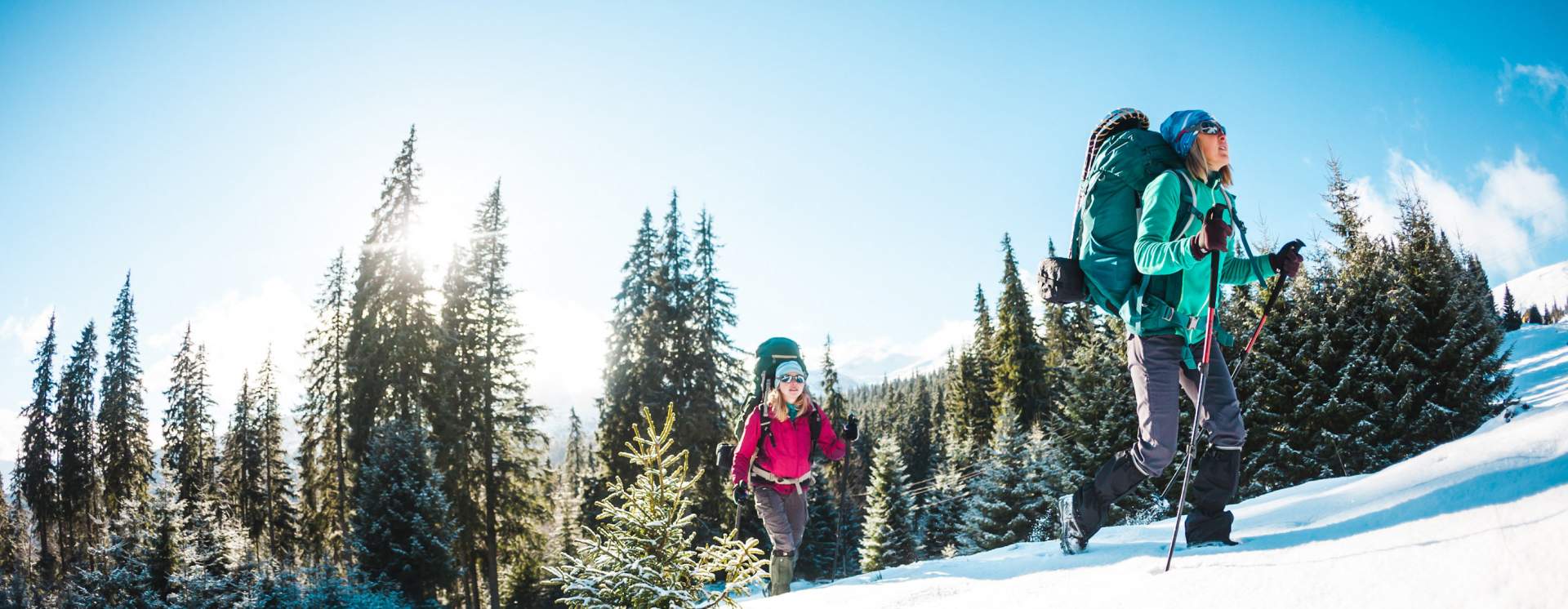 Snowshoeing in the French Alps