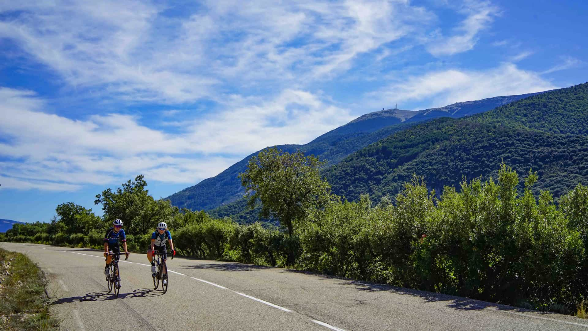 Cyclists take on the Mont Ventoux Cycle Climb