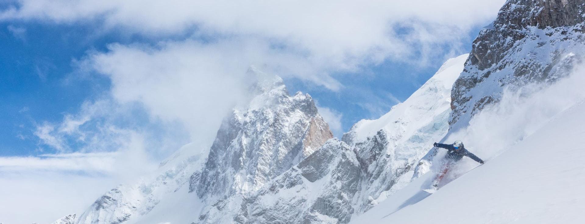 Extreme Steep Snowboarding in La Grave