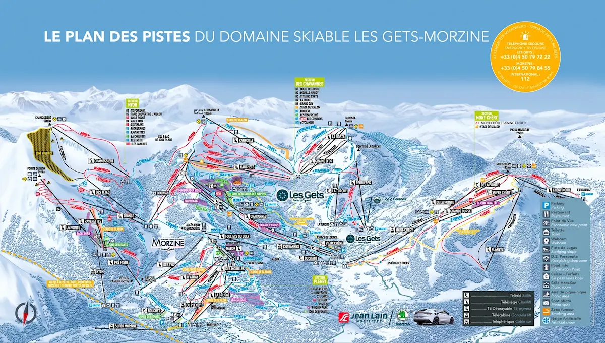 Morzine Les Gets Piste Map